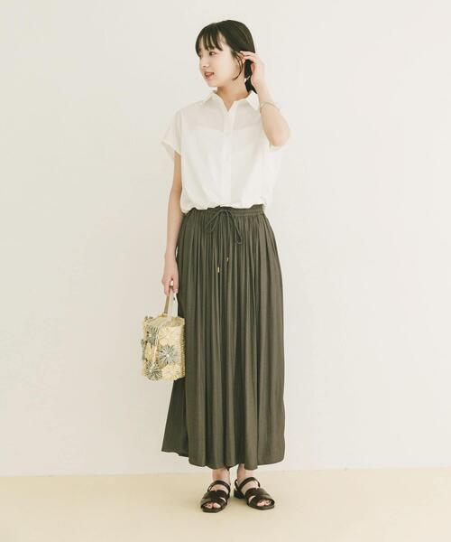 ITEMS URBANRESEARCH(アイテムズ アーバンリサーチ)の「バルーンフレンチシャツ(シャツ/ブラウス・レディース・ブルー系その他・FREE)」の5枚目の写真