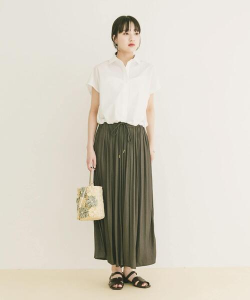ITEMS URBANRESEARCH(アイテムズ アーバンリサーチ)の「バルーンフレンチシャツ(シャツ/ブラウス・レディース・ブルー系その他・FREE)」の6枚目の写真