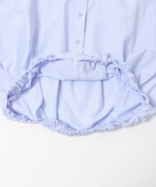 ITEMS URBANRESEARCH(アイテムズ アーバンリサーチ)の「バルーンフレンチシャツ(シャツ/ブラウス・レディース・ブルー系その他/ホワイト/ネイビー・FREE)」の7枚目の写真