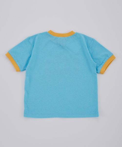 Ocean&Ground(オーシャン&グラウンド)の「HEY! リンガーT【Online Exclusive】(Tシャツ/カットソー・キッズ・パープル/オフホワイト/ライトブルー・140/80/90/100/110/120/130)」の7枚目の写真
