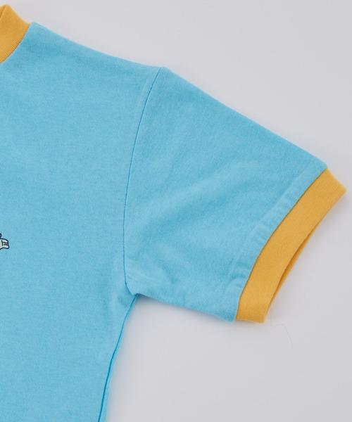 Ocean&Ground(オーシャン&グラウンド)の「HEY! リンガーT【Online Exclusive】(Tシャツ/カットソー・キッズ・パープル/オフホワイト/ライトブルー・140/80/90/100/110/120/130)」の9枚目の写真