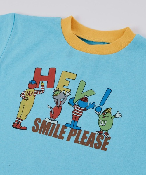 Ocean&Ground(オーシャン&グラウンド)の「HEY! リンガーT【Online Exclusive】(Tシャツ/カットソー・キッズ・パープル/オフホワイト/ライトブルー・140/80/90/100/110/120/130)」の11枚目の写真