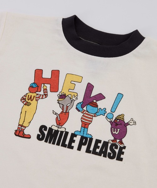 Ocean&Ground(オーシャン&グラウンド)の「HEY! リンガーT【Online Exclusive】(Tシャツ/カットソー・キッズ・パープル/オフホワイト/ライトブルー・140/80/90/100/110/120/130)」の13枚目の写真
