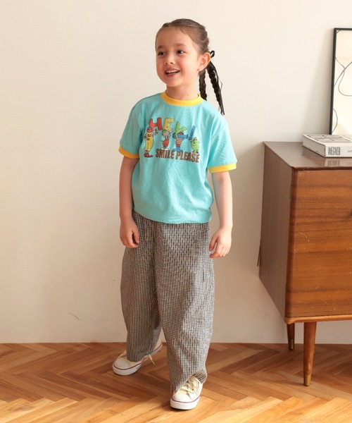Ocean&Ground(オーシャン&グラウンド)の「HEY! リンガーT【Online Exclusive】(Tシャツ/カットソー・キッズ・パープル/オフホワイト/ライトブルー・140/80/90/100/110/120/130)」の19枚目の写真