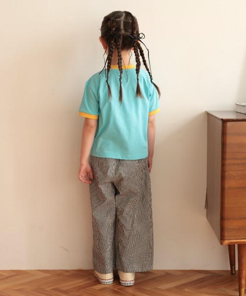 Ocean&Ground(オーシャン&グラウンド)の「HEY! リンガーT【Online Exclusive】(Tシャツ/カットソー・キッズ・パープル/オフホワイト/ライトブルー・140/80/90/100/110/120/130)」の20枚目の写真