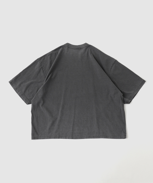 is-ness(イズネス)の「ISNESS MUSIC / イズネス ミュージック NEU WAVE T-SHIRT(Tシャツ/カットソー・メンズ・チャコールグレー/ホワイト・LARGE/MEDIUM)」の3枚目の写真