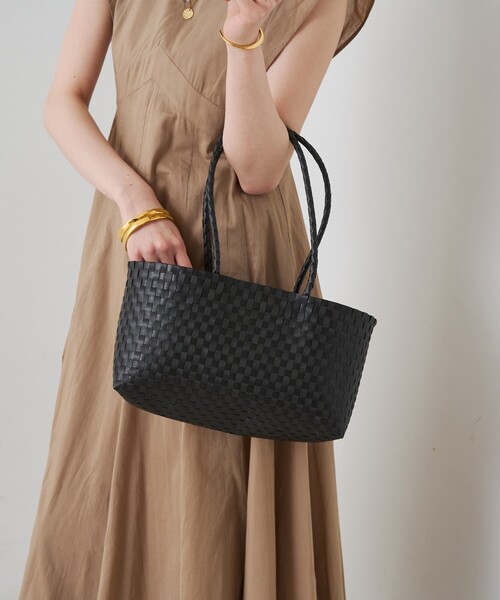 Rouge vif（ルージュヴィフ）の「【NHE/ニエ】カゴバッグ NGANG(LONG HAND) トートバッグ（トートバッグ・レディース・ブラウン/グリーン/その他/ブラック・フリー）」の6枚目の写真