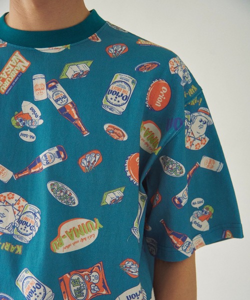 Duckster(ダックスター)の「Duckster/ダックスター 【ORION × Duckster】オリオンビール コラボTEE《総柄》(Tシャツ/カットソー・メンズ・オートミール/ブラック/ブルーグリーン・MEDIUM/X-LARGE/LARGE)」の7枚目の写真