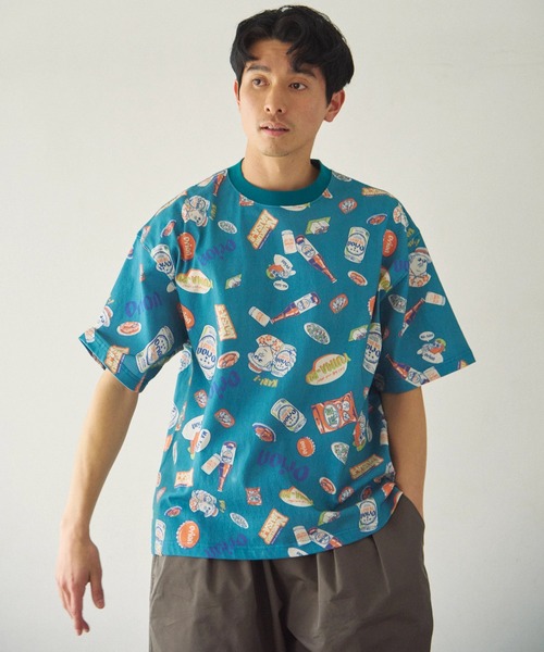 Duckster(ダックスター)の「Duckster/ダックスター 【ORION × Duckster】オリオンビール コラボTEE《総柄》(Tシャツ/カットソー・メンズ・オートミール/ブラック/ブルーグリーン・MEDIUM/X-LARGE/LARGE)」の11枚目の写真