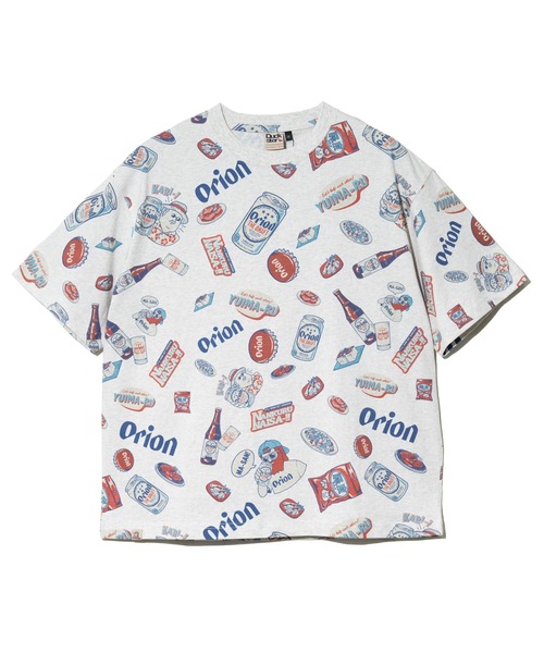 Duckster(ダックスター)の「Duckster/ダックスター 【ORION × Duckster】オリオンビール コラボTEE《総柄》(Tシャツ/カットソー・メンズ・オートミール/ブラック/ブルーグリーン・MEDIUM/X-LARGE/LARGE)」の14枚目の写真