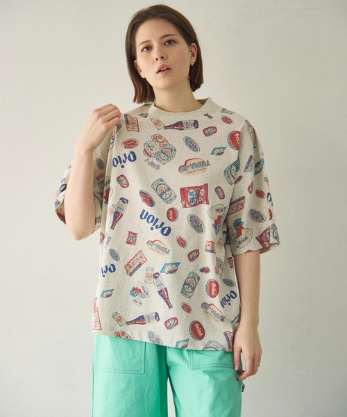 Duckster(ダックスター)の「Duckster/ダックスター 【ORION × Duckster】オリオンビール コラボTEE《総柄》(Tシャツ/カットソー・メンズ・オートミール/ブラック/ブルーグリーン・MEDIUM/X-LARGE/LARGE)」の17枚目の写真