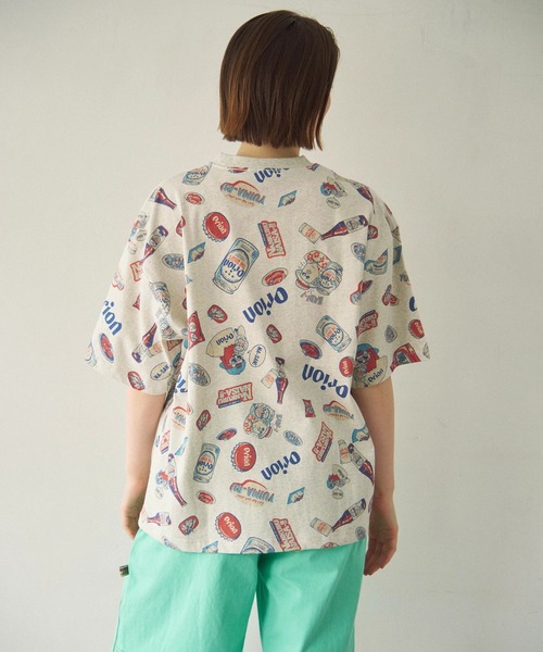 Duckster(ダックスター)の「Duckster/ダックスター 【ORION × Duckster】オリオンビール コラボTEE《総柄》(Tシャツ/カットソー・メンズ・オートミール/ブラック/ブルーグリーン・MEDIUM/X-LARGE/LARGE)」の18枚目の写真