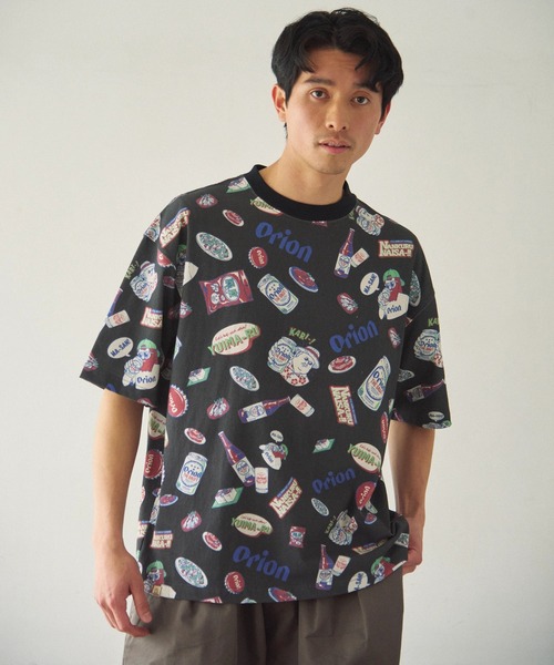Duckster(ダックスター)の「Duckster/ダックスター 【ORION × Duckster】オリオンビール コラボTEE《総柄》(Tシャツ/カットソー・メンズ・オートミール/ブラック/ブルーグリーン・MEDIUM/X-LARGE/LARGE)」の22枚目の写真