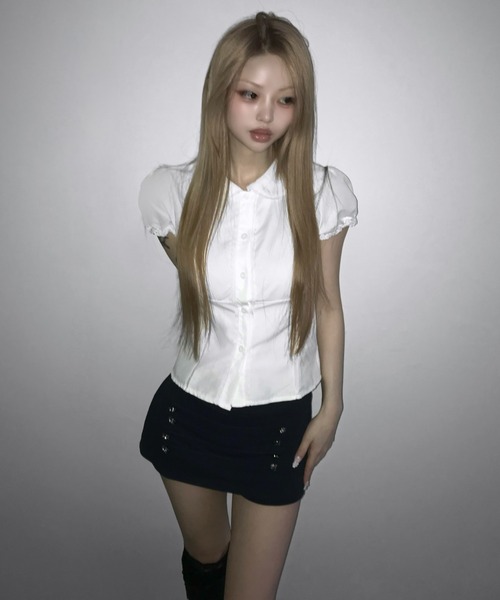 THEAIRTOWN(ジエアタウン)の「way leong skpt(スカート・レディース・ネイビー/グレー・FREE)」の18枚目の写真