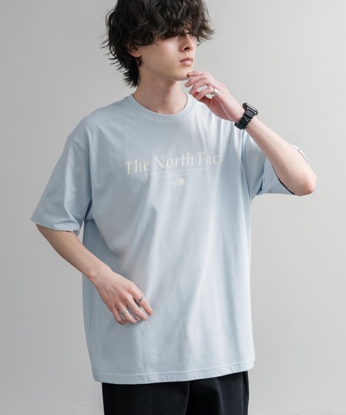 THE NORTH FACE(ザノースフェイス)の「日本未展開モデル THE NORTH FACE WHITE LABEL SIGNATURE S/S R/TEE 接触冷感グラフィックプリント半袖Tシャツ(Tシャツ/カットソー・メンズ・ブラック/ホワイト/ライトブルー・XL/L/M/S/XXL)」の3枚目の写真