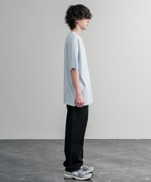 THE NORTH FACE(ザノースフェイス)の「日本未展開モデル THE NORTH FACE WHITE LABEL SIGNATURE S/S R/TEE 接触冷感グラフィックプリント半袖Tシャツ(Tシャツ/カットソー・メンズ・ブラック/ホワイト/ライトブルー・XL/L/M/S/XXL)」の4枚目の写真
