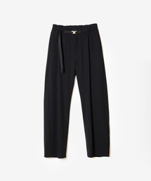 ATTACHMENT | ウォッシャブルハイツイストギャバジン イージー バックル バルーントラウザーズ / WASHABLE HIGH TWIST GABARDINE EASY BUCKLE BALLOON TROUSERS(スラックス)