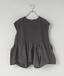 LOWRYS FARM | ドッキングペプラムノースリーブ 1032148(Tシャツ/カットソー)