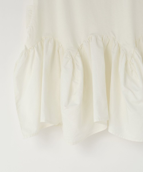 LOWRYS FARM(ローリーズファーム)の「ドッキングペプラムノースリーブ 1032148(Tシャツ/カットソー・レディース・チャコールグレー/ネイビー/アイボリー・FREE)」の9枚目の写真