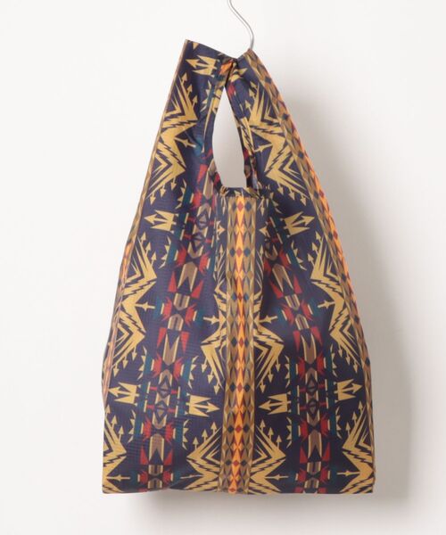 PENDLETON（ペンドルトン）の「PENDLETON ペンドルトン SHOPPER with POUCH ネイティブ柄 ショッパー ポーチ付き エコバッグ トートバッグ（エコバッグ/サブバッグ・レディース・グレー/ネイビー/ブラック/オリーブドラブ/ブルー/イエロー/ライトブルー/ベージュ/オフホワイト/アイボリー/ライトグリーン/パープル・FREE）」の11枚目の写真