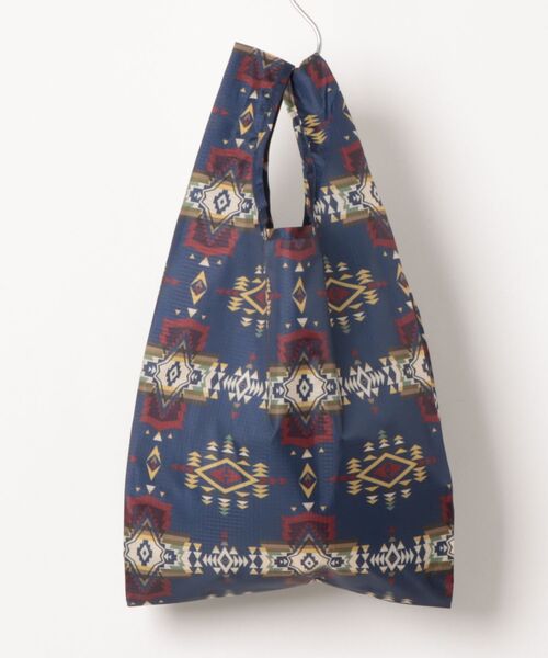 PENDLETON（ペンドルトン）の「PENDLETON ペンドルトン SHOPPER with POUCH ネイティブ柄 ショッパー ポーチ付き エコバッグ トートバッグ（エコバッグ/サブバッグ・レディース・グレー/ネイビー/ブラック/オリーブドラブ/ブルー/イエロー/ライトブルー/ベージュ/オフホワイト/アイボリー/ライトグリーン/パープル・FREE）」の9枚目の写真