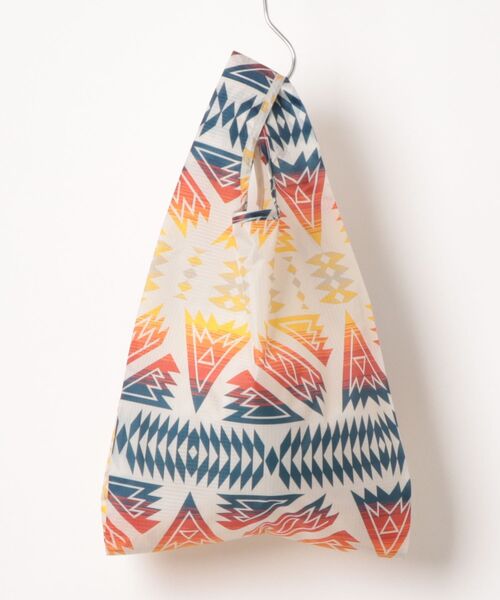 PENDLETON（ペンドルトン）の「PENDLETON ペンドルトン SHOPPER with POUCH ネイティブ柄 ショッパー ポーチ付き エコバッグ トートバッグ（エコバッグ/サブバッグ・レディース・グレー/ネイビー/ブラック/オリーブドラブ/ブルー/イエロー/ライトブルー/ベージュ/オフホワイト/アイボリー/ライトグリーン/パープル・FREE）」の12枚目の写真