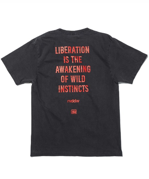 reversal.dogi.design.works（リバーサル・ドーギ・デザイン・ワークス）の「＜reversal/リバーサル＞MAN DRILL COTTON TEE（Tシャツ/カットソー・メンズ・ブラック・MEDIUM/XX-LARGE/X-LARGE/LARGE）」の3枚目の写真