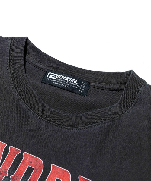 reversal.dogi.design.works（リバーサル・ドーギ・デザイン・ワークス）の「＜reversal/リバーサル＞MAN DRILL COTTON TEE（Tシャツ/カットソー・メンズ・ブラック・MEDIUM/XX-LARGE/X-LARGE/LARGE）」の4枚目の写真