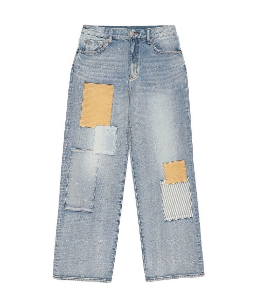 ALEXIA STAM（アリシアスタン）の「Patchwork Denim Pants Blue /パッチワークデニムパンツ（デニムパンツ・レディース・ブルー・1/0/3/2）」の9枚目の写真