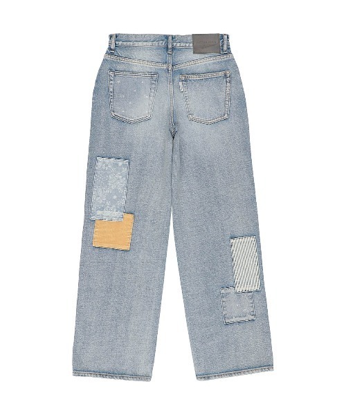 ALEXIA STAM（アリシアスタン）の「Patchwork Denim Pants Blue /パッチワークデニムパンツ（デニムパンツ・レディース・ブルー・1/0/3/2）」の10枚目の写真