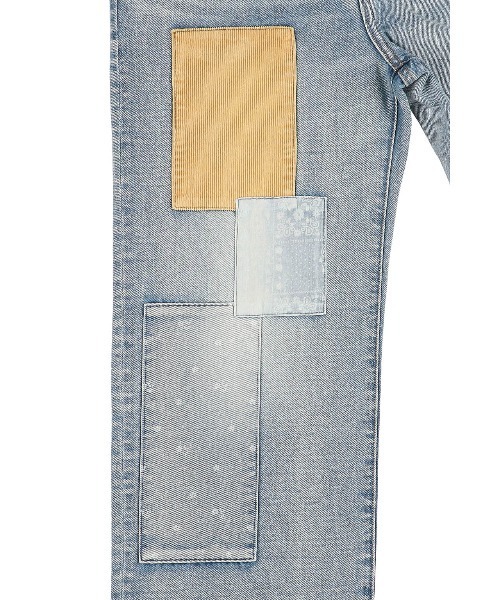 ALEXIA STAM（アリシアスタン）の「Patchwork Denim Pants Blue /パッチワークデニムパンツ（デニムパンツ・レディース・ブルー・1/0/3/2）」の11枚目の写真