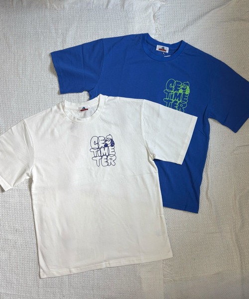centimeter(センチメーター)の「doodle logo color tee(Tシャツ/カットソー・メンズ・ロイヤルブルー/ホワイト・MEDIUM/LARGE/X-LARGE)」の7枚目の写真