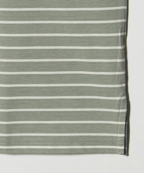 UNITED ARROWS(ユナイテッドアローズ)の「ジャガード ボーダー バスクシャツ(Tシャツ/カットソー・メンズ・ネイビー/オリーブ・S/XL/L/M)」の7枚目の写真