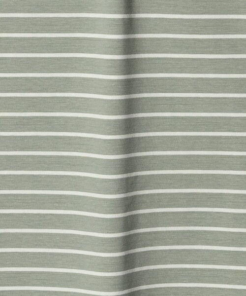 UNITED ARROWS(ユナイテッドアローズ)の「ジャガード ボーダー バスクシャツ(Tシャツ/カットソー・メンズ・ネイビー/オリーブ・S/XL/L/M)」の8枚目の写真
