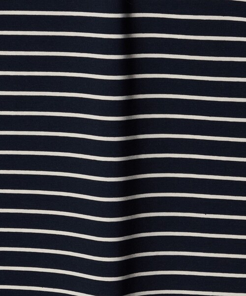 UNITED ARROWS(ユナイテッドアローズ)の「ジャガード ボーダー バスクシャツ(Tシャツ/カットソー・メンズ・ネイビー/オリーブ・S/XL/L/M)」の10枚目の写真