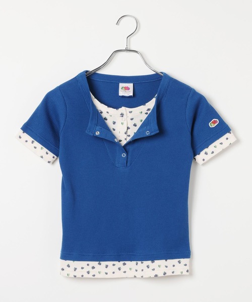 FRUIT OF THE LOOM（フルーツオブザルーム）の「【FRUIT OF THE LOOM / BAYFLOW】ワッフルヘンリーT（WOMEN）（Tシャツ/カットソー・レディース・ピンク/イエロー/ブルー・FREE）」の16枚目の写真
