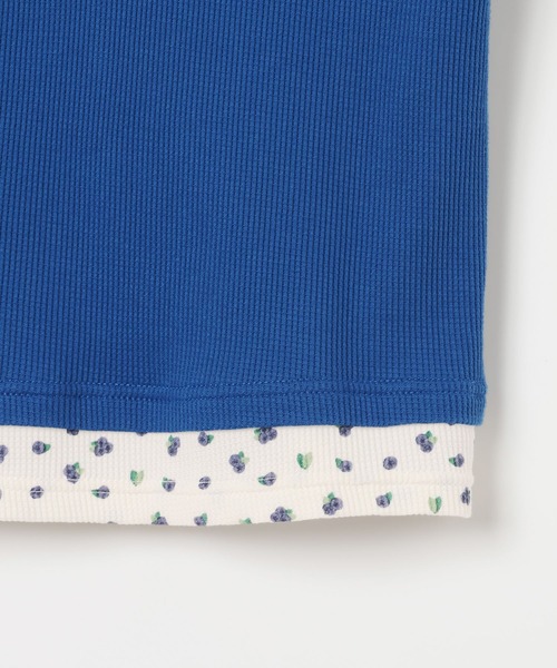 FRUIT OF THE LOOM（フルーツオブザルーム）の「【FRUIT OF THE LOOM / BAYFLOW】ワッフルヘンリーT（WOMEN）（Tシャツ/カットソー・レディース・ピンク/イエロー/ブルー・FREE）」の19枚目の写真