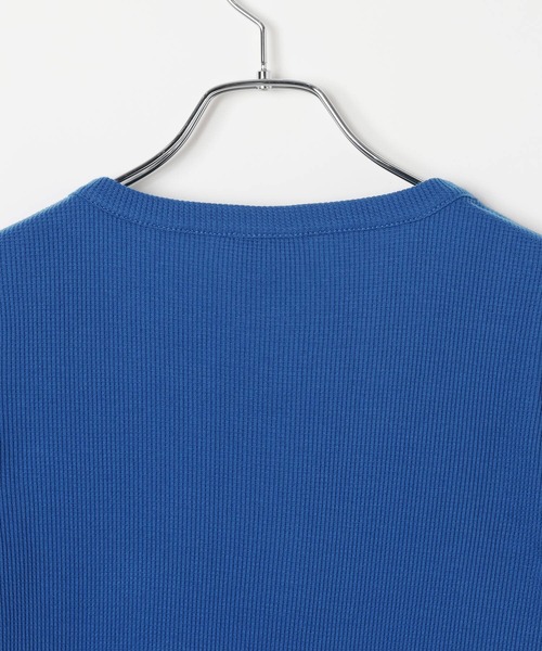 FRUIT OF THE LOOM（フルーツオブザルーム）の「【FRUIT OF THE LOOM / BAYFLOW】ワッフルヘンリーT（WOMEN）（Tシャツ/カットソー・レディース・ピンク/イエロー/ブルー・FREE）」の22枚目の写真