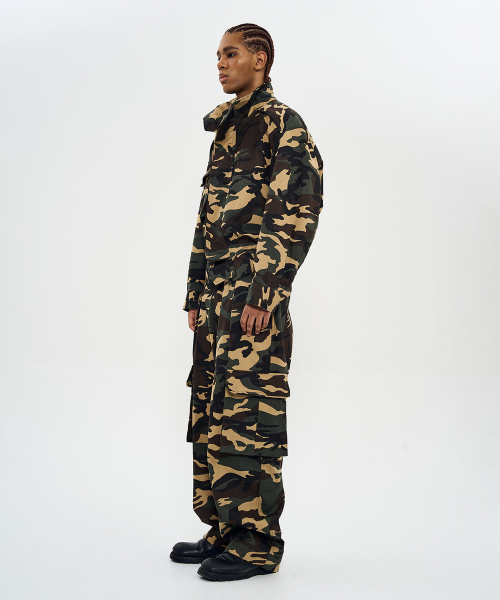 WORLDDILEMA(ワールドジレンマ)の「SET-UP MILITARY POCKET CARGO PANTS (KHAKI)(その他パンツ・レディース・カーキ・FREE)」の4枚目の写真