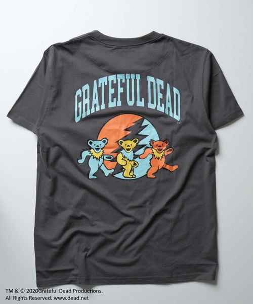 Grateful Dead（グレイトフルデッド）の「GRATEFULDEAD グレイトフルデッド 接触冷感 プリント T（Tシャツ/カットソー・メンズ・ホワイト系その他/グレー系その他/ブラック系その他/チャコール/ブラック/ダークグリーン系/オリーブ/オフホワイト・M/XL/L）」の9枚目の写真