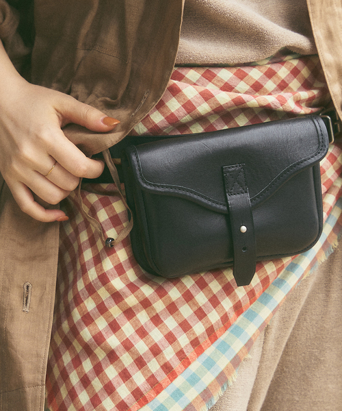 FRAMeWORK(フレームワーク)の「≪追加≫BRICK/ブリック waist bag belt 2(ボディバッグ/ウエストポーチ・レディース・ブラウン/ブラック・FREE)」の5枚目の写真