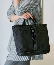 IEDIT | ＩＥＤＩＴ　インナーバッグいらず　荷物の住所を決めて整理整頓　オシャレ顔の２‐ＷＡＹトートバッグ〈ブラック〉(トートバッグ)
