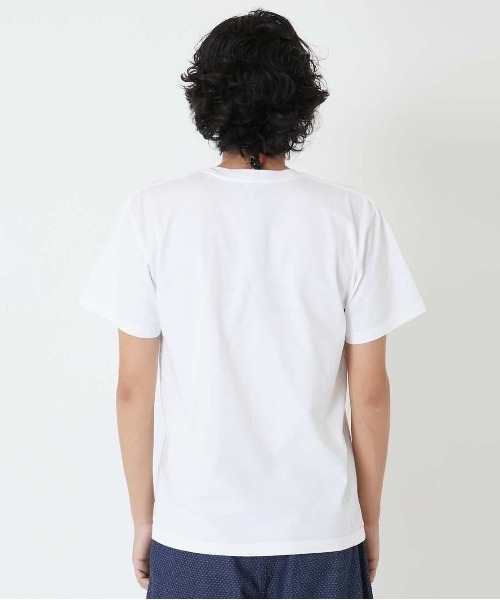 BLUE BLUE(ブルーブルー)の「BLUE LABEL ショートスリーブTシャツ(Tシャツ/カットソー・メンズ・ホワイト・M/S/XL/L)」の4枚目の写真