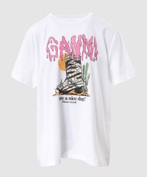 Basic cotton Western zebra boot tee