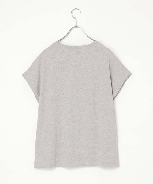 VENCEEXCHANGE(ヴァンスエクスチェンジ)の「フレンチロゴTシャツ(Tシャツ/カットソー・レディース・オフホワイト/杢グレー・FREE)」の18枚目の写真