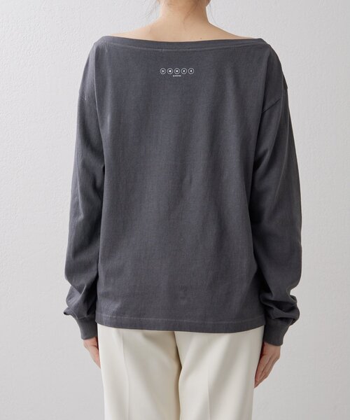 Whim Gazette(ウィムガゼット)の「【GEMINI】バックプリントカットソー(Tシャツ/カットソー・レディース・オフホワイト/チャコールグレー・FREE)」の17枚目の写真