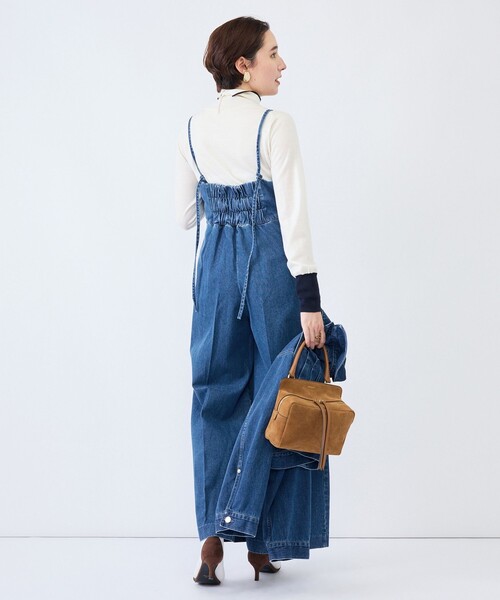 Rie Miller(リエミラー)の「【RM denim】デニムオールインワン(つなぎ/オールインワン・レディース・インディゴブルー/ブラック・M)」の20枚目の写真