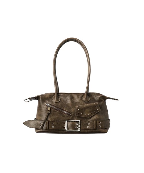 Knuth Marf(クヌースマーフ)の「Knuth Marf / クヌースマーフ rider shoulder bag(ショルダーバッグ・レディース・ブラウン/ブラック・FREE)」の2枚目の写真