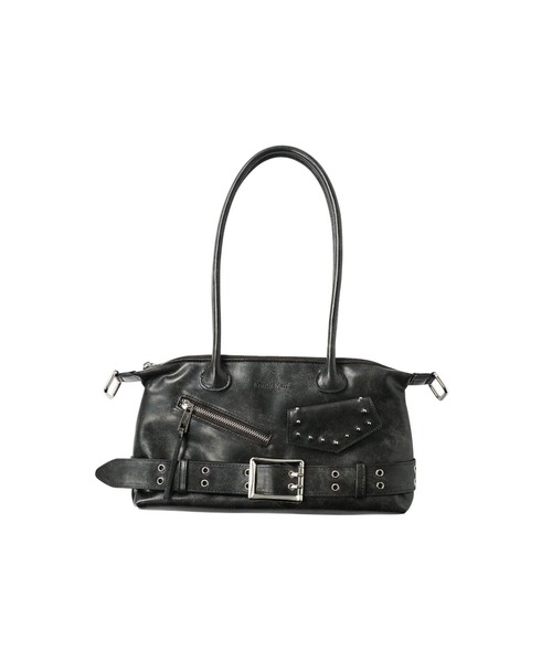Knuth Marf(クヌースマーフ)の「Knuth Marf / クヌースマーフ rider shoulder bag(ショルダーバッグ・レディース・ブラウン/ブラック・FREE)」の1枚目の写真