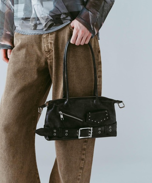 Knuth Marf(クヌースマーフ)の「Knuth Marf / クヌースマーフ rider shoulder bag(ショルダーバッグ・レディース・ブラウン/ブラック・FREE)」の11枚目の写真